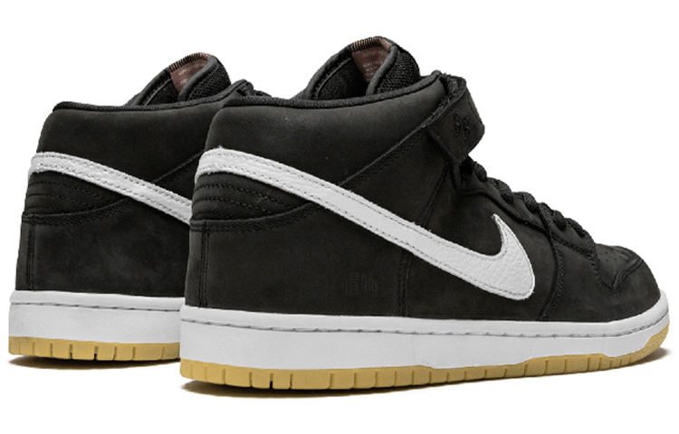 Кеды Nike Dunk SB Pro Iso "Orange Label" (черно-белые) — Чёрныйбелый — фото 4