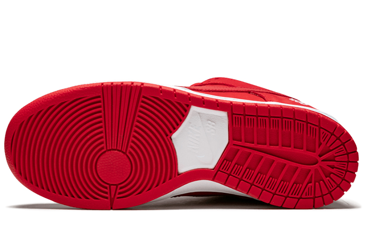 Мужские кеды Nike Dunk SB Verdy Girls Don't Cry (красно-белые) — Красный — фото 4