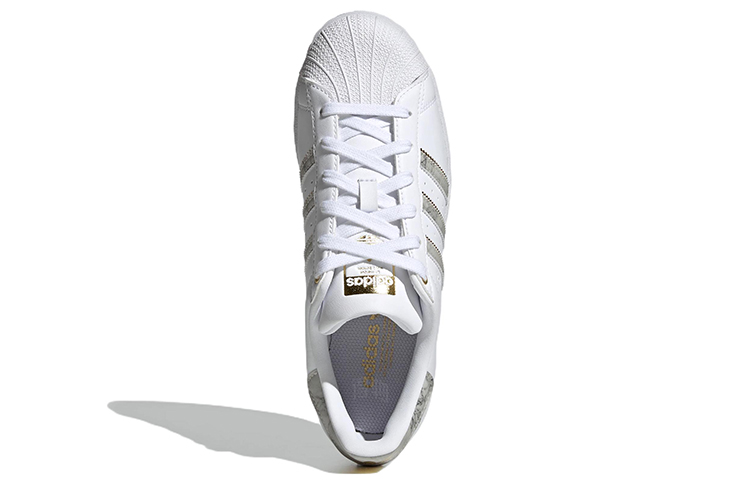 Женские кеды adidas originals SUPERSTAR (бело-серые) — фото 5