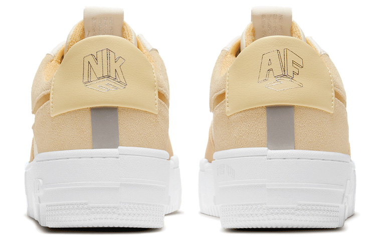 Женские кроссовки Nike Air Force 1 Pixel (желтый / белый) — Жёлтый / белый — фото 5