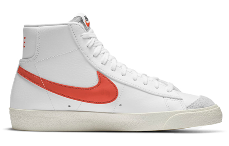Мужские кеды Nike Blazer 77 Vintage (бело-оранжевый) — фото 2