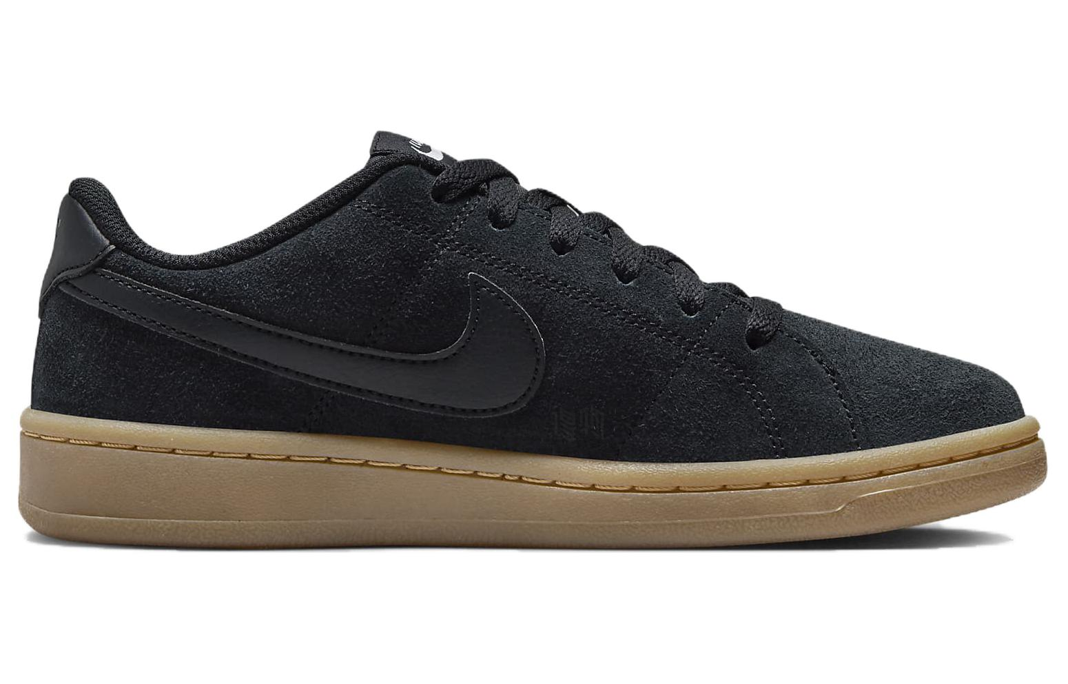 Женские кеды Nike Court Royale 2 (черно-коричневые) — фото 2