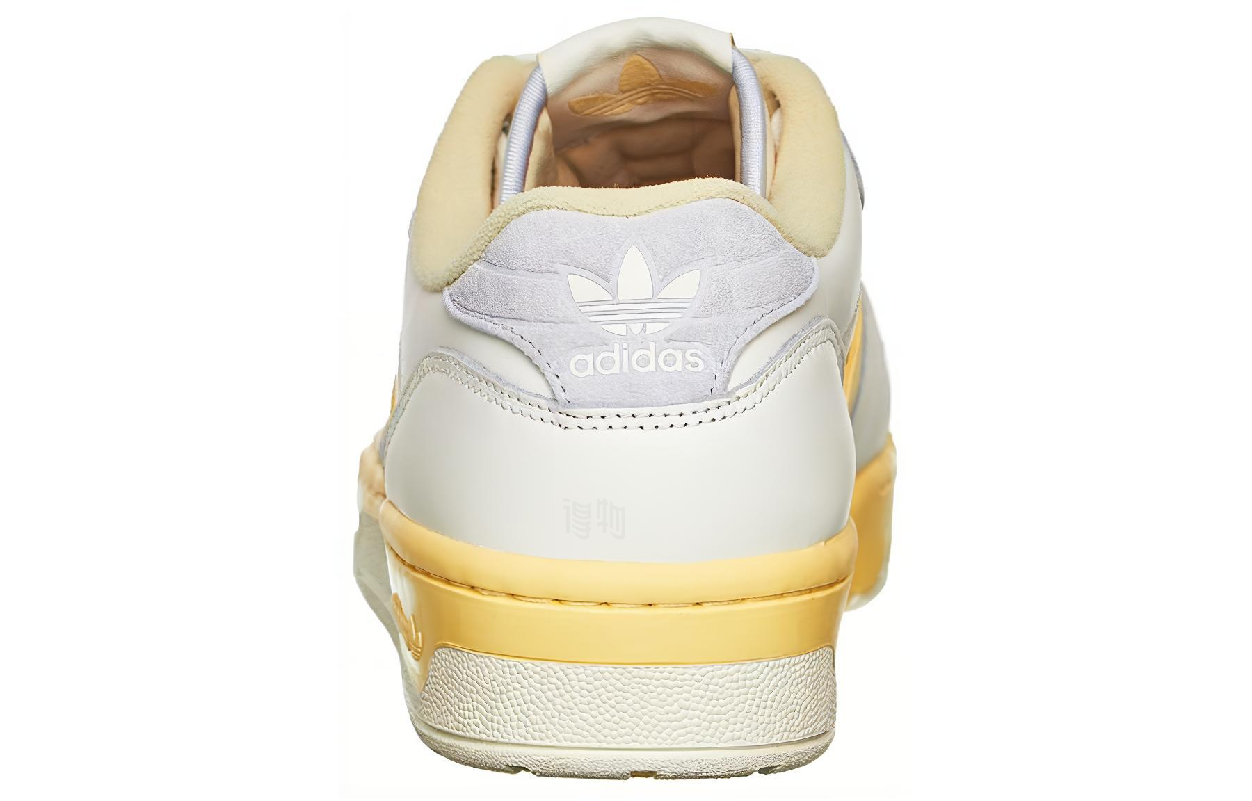 Кеды adidas Originals Rivalry Low (светло-желтые) — 石膏白/黄色/灰色 — фото 3