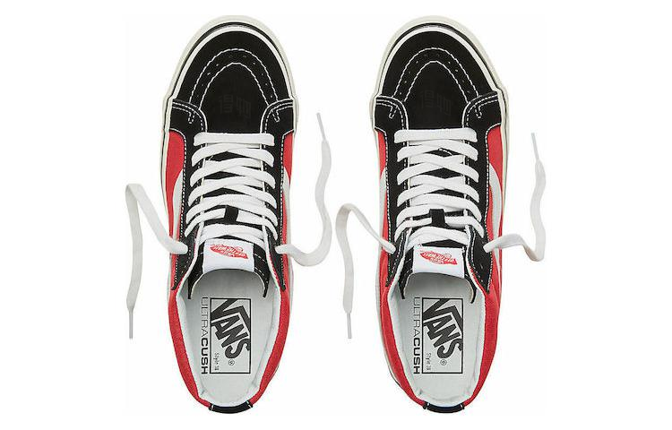 Кеды Vans SK8 38 DX Anaheim (красно-черные) — Красный / чёрный — фото 4