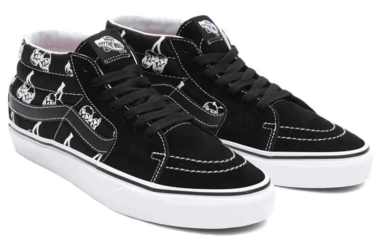 Кеды Vans SK8 (черно-белые) — фото 3