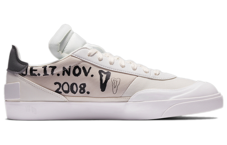Кеды Nike Drop-Type QS (бело-черные) — фото 2