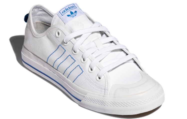 Кеды adidas originals NIZZA Rf (бело-синие) — фото 3