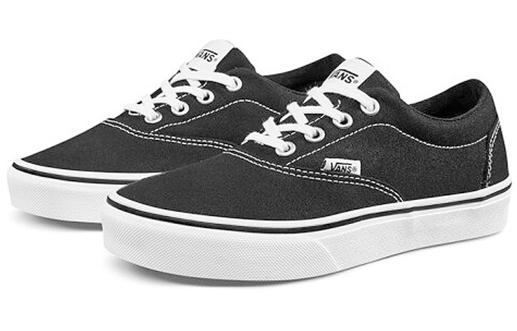 Женские кеды Vans Authentic (черно-белые) — фото 4
