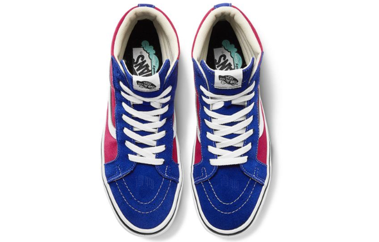Кеды Vans SK8 Reissue (красно-синие) — Красный / синий — фото 3