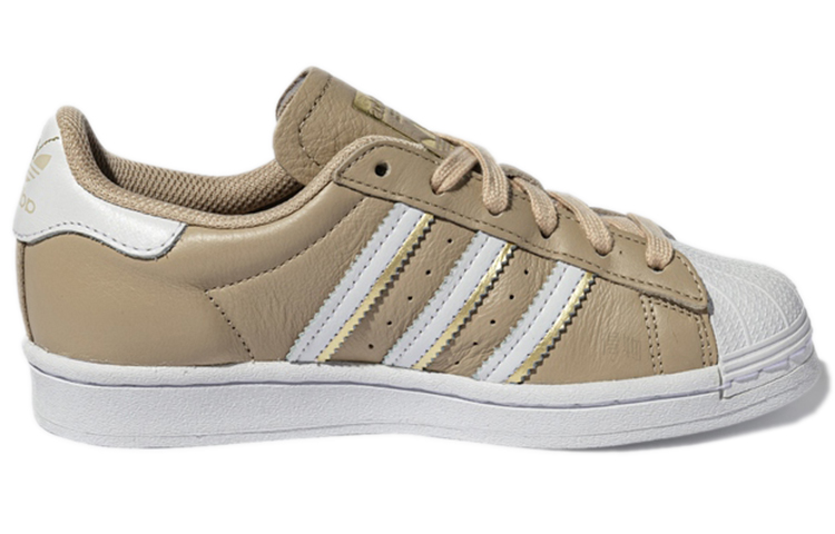 Женские кеды adidas originals Superstar W (коричневый) — фото 2