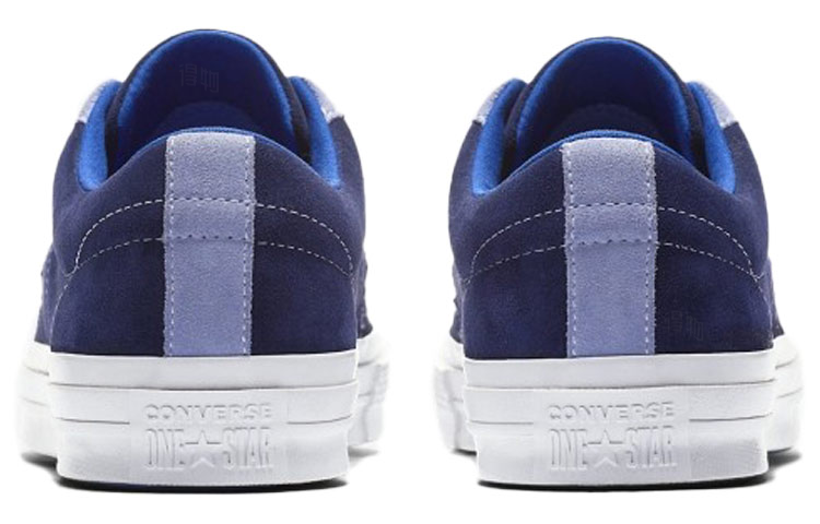 Кеды Converse One Star Ox (фиолетово-синие) — фото 4