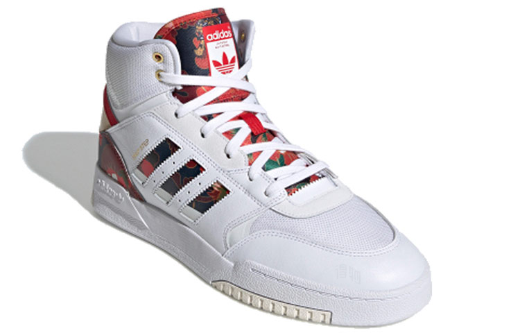 Кеды adidas originals Drop Step Drop Step CNY (бело-красный) — Белый / красный — фото 2