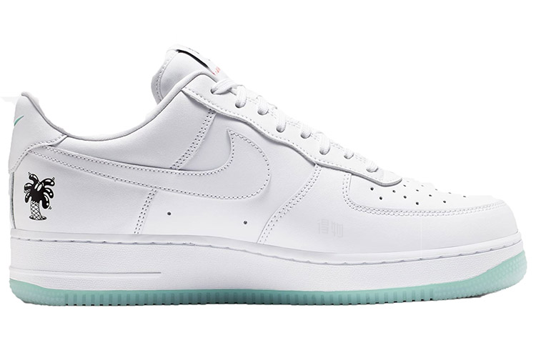 Кроссовки Nike Air Force 1 Flylearher Earth Day Collection OG (белые) — Белый — фото 2