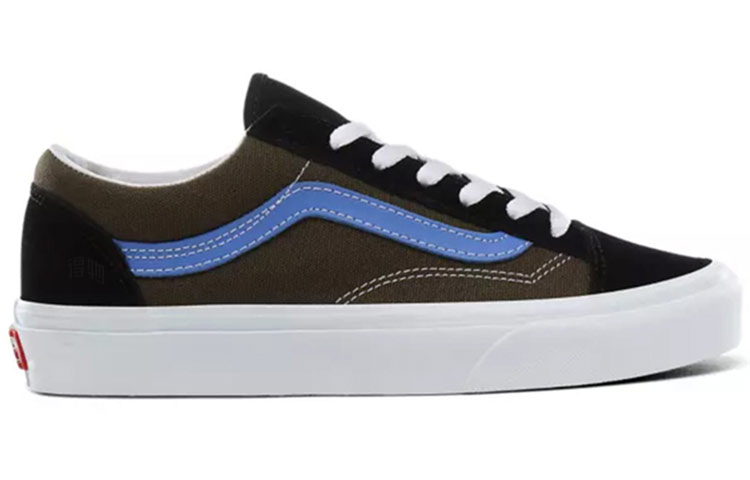 Кеды Vans Style 36 (коричнево-синие) — фото 2