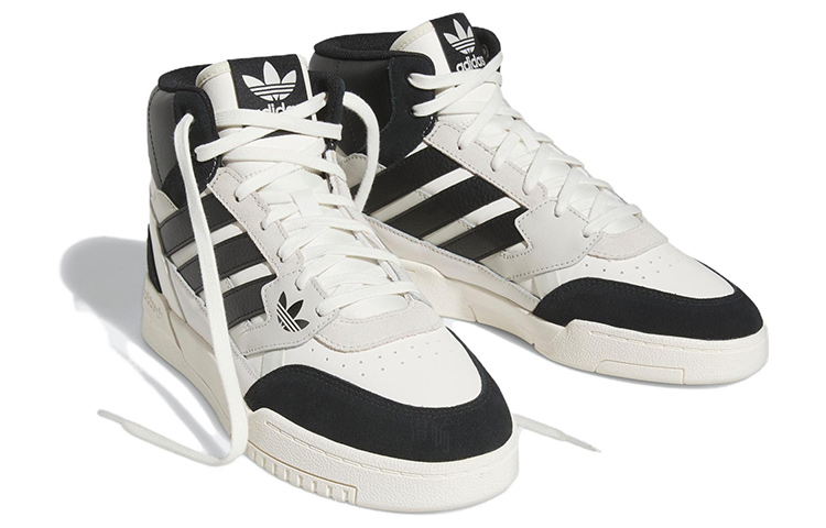 Кеды adidas Originals Drop Step SE (белый / черный) — Белый / чёрный — фото 3