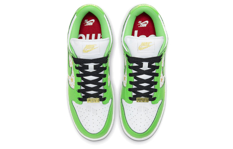 Кеды Nike x Supreme Dunk SB "Mean Green" (бело-зеленые) — фото 4