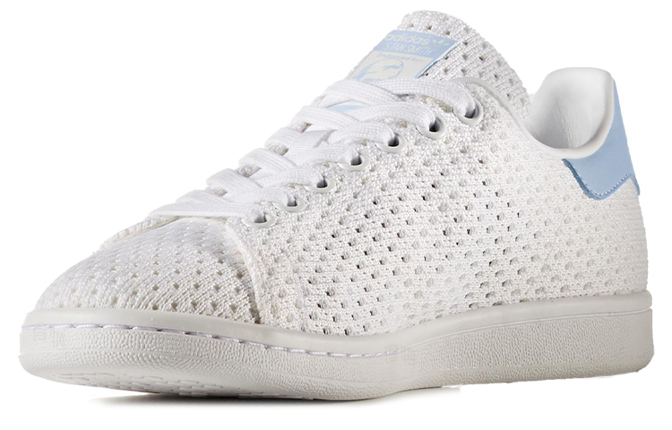 Женские кеды adidas originals STAN SMITH (белые / синие) — Белый / синий — фото 3