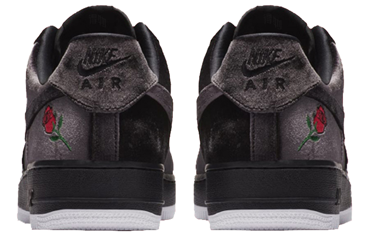 Кроссовки Nike Air Force 1 AF1 (черные) — Чёрный — фото 5