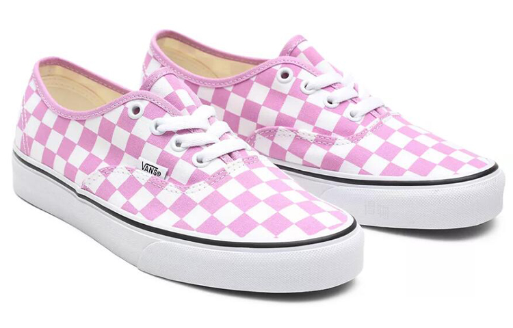 Кеды Vans Authentic Butter Leather (розово-белый) — Розовый / белый — фото 3