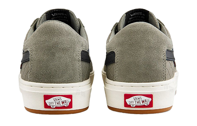 Кеды Vans Berle Pro (зелено-серые) — Зелёный / серый — фото 5