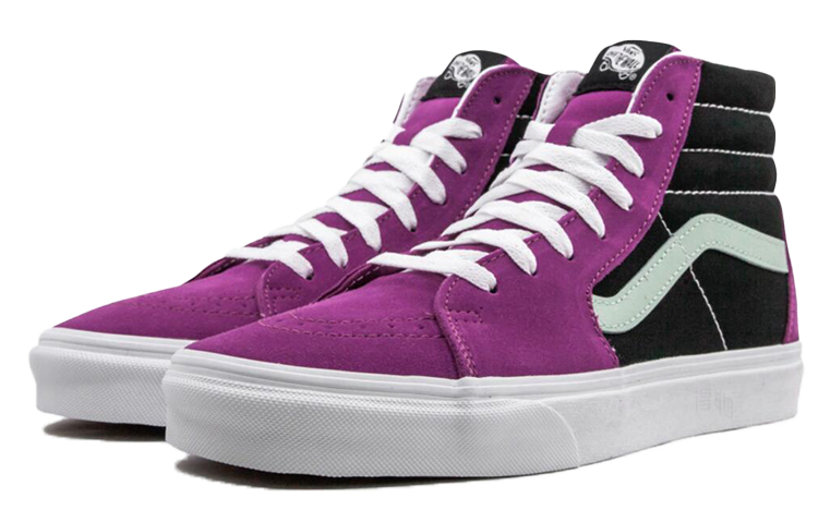 Кеды Vans SK8 (фиолетово-черные) — фото 3