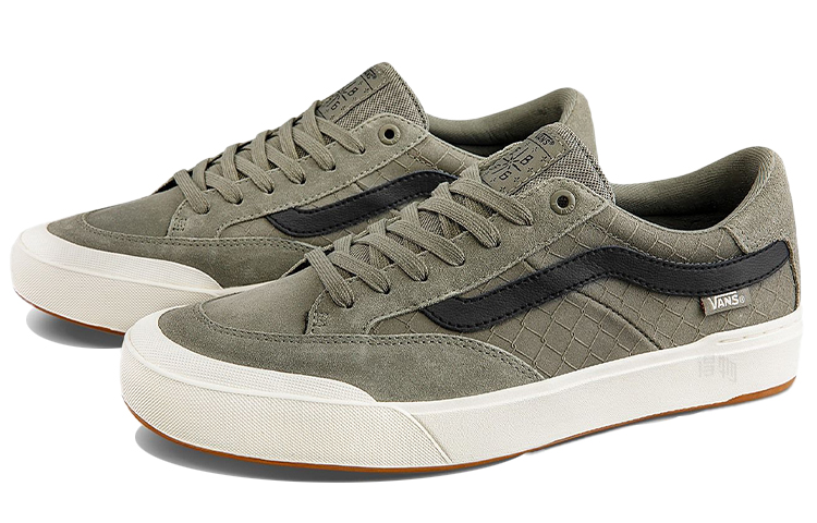Кеды Vans Berle Pro (зелено-серые) — Зелёный / серый — фото 2