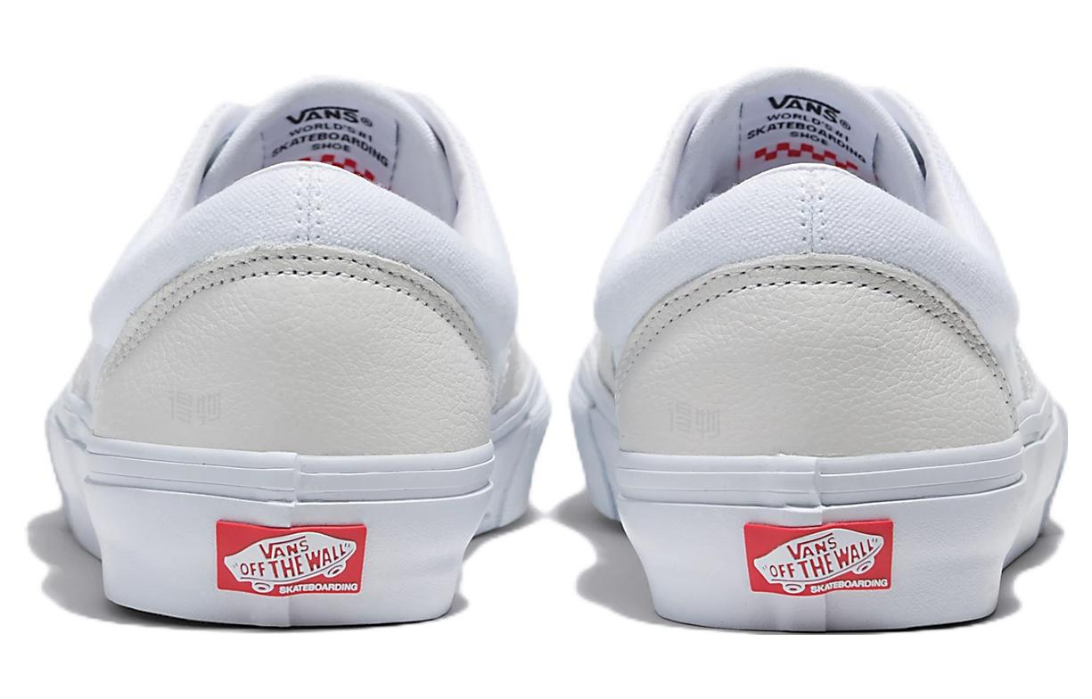 Кеды Vans Era Leather Skate (белые) — фото 4