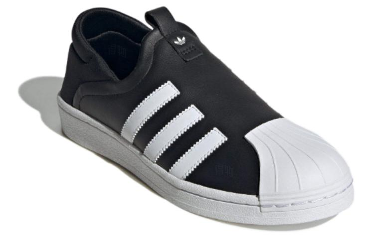 Женские слипоны adidas originals Superstar SlipOn (черные) — Чёрный — фото 3
