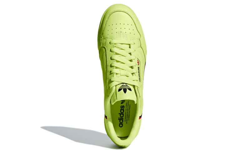 Кеды adidas originals Continental 80 (желто-зеленые) — фото 5