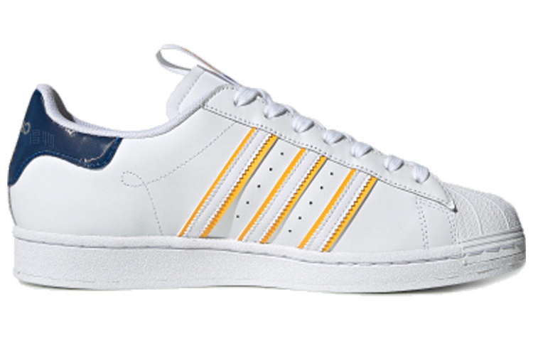 Кеды adidas originals Superstar (бело-синие) — фото 2