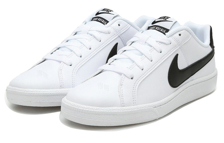 Мужские кроссовки Nike Court Royale SL (бело-черные) — фото 3
