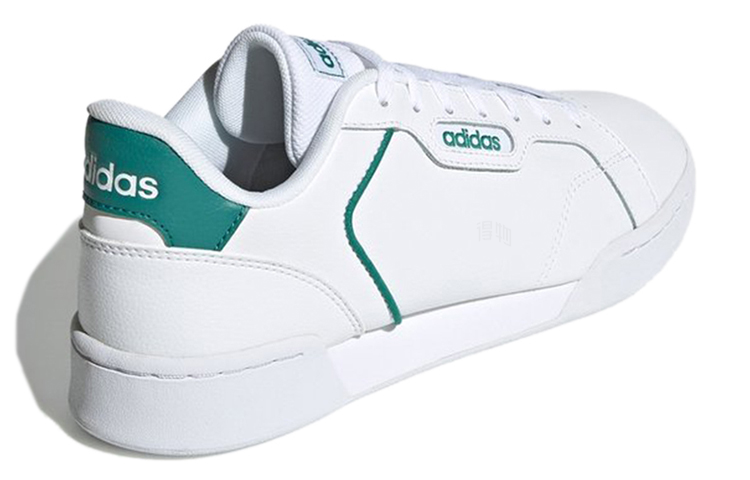 Мужские кеды adidas neo Roguera (бело-зеленые) — Белый / зелёный — фото 4