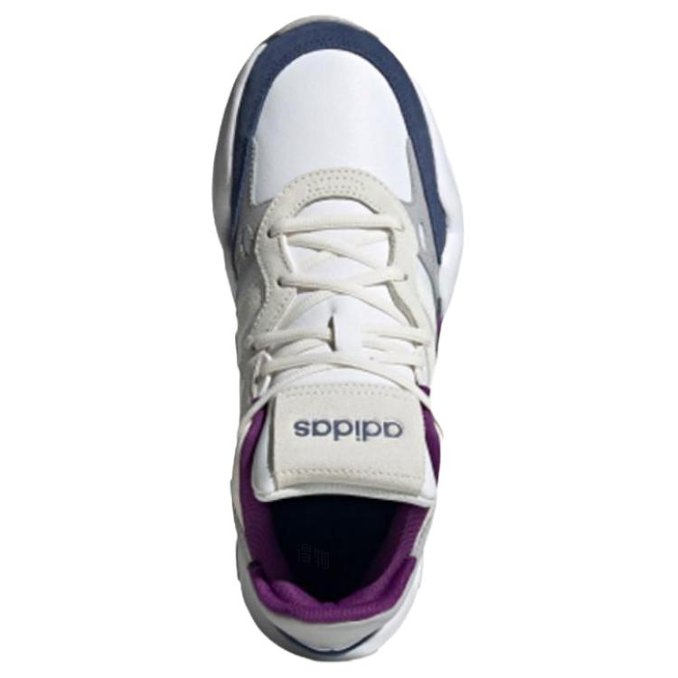 Мужские кроссовки adidas STREETSPIRIT 2.0 (бело-фиолетовые) — Белыйфиолетовый — фото 4