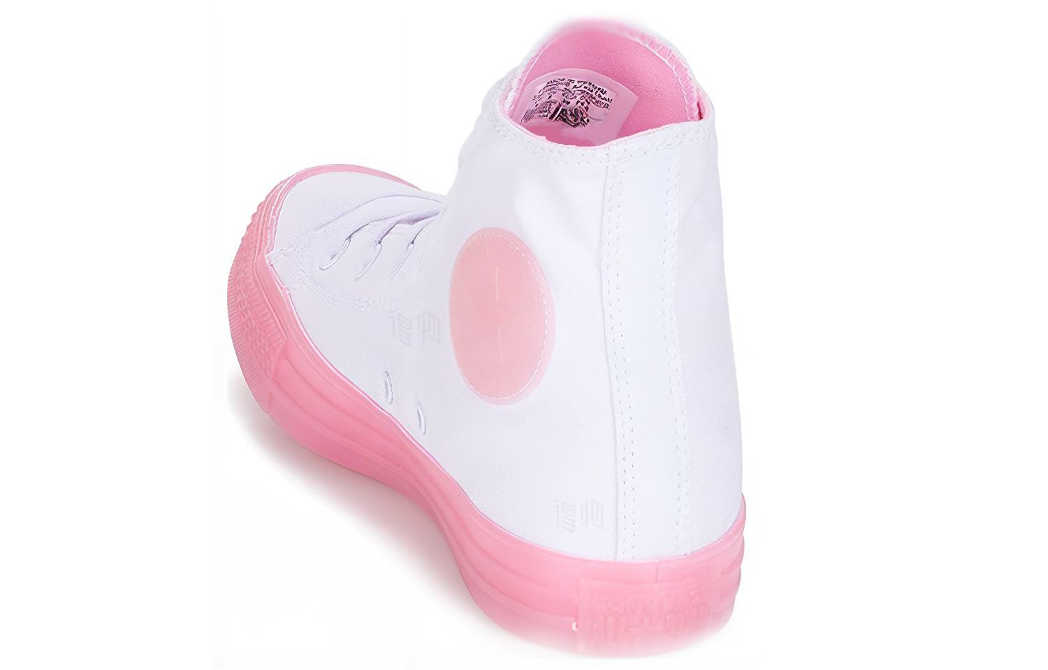 Женские кеды Converse Chuck Taylor All Star (розово-белые) — фото 3