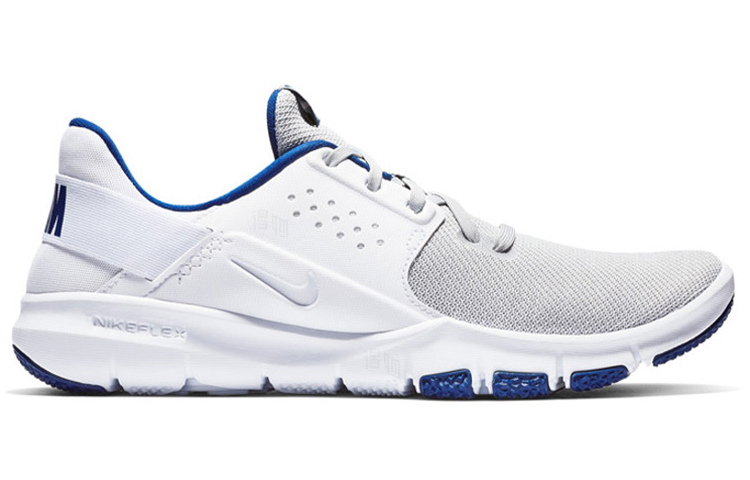 Мужские кроссовки Nike Flex Control 3 (бело-голубой) — фото 2