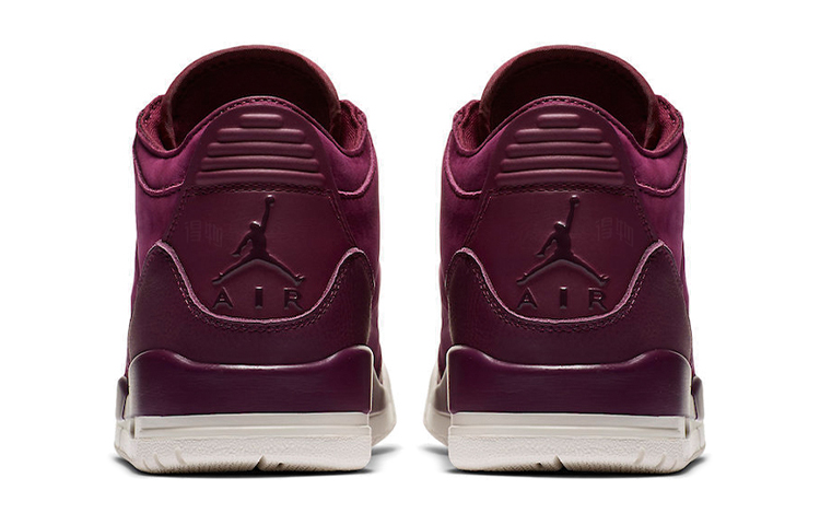 Женские кроссовки Jordan Air Jordan 3 Retro SE Bordeaux (бургундские) — фото 4
