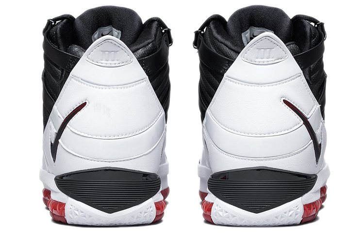 Мужские кроссовки Nike Lebron 3 QS Home OG (черно-бело-красные) — Чёрный / белый / красный — фото 3