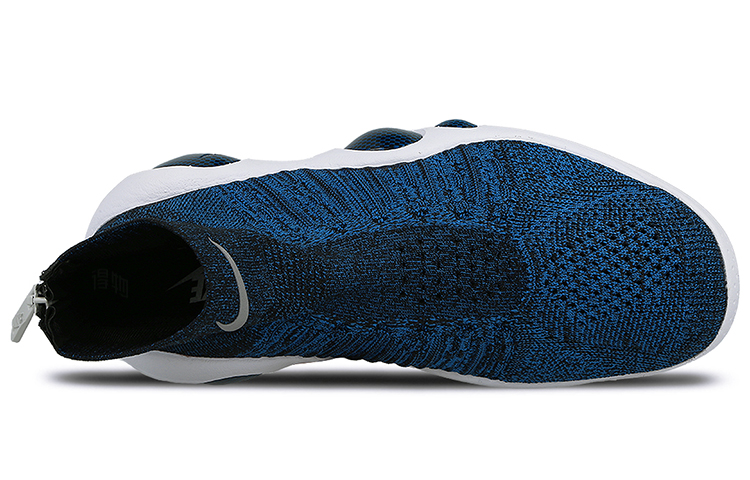 Мужские кроссовки Nike Air Flight Bonafide Military Blue (синие) — 军蓝/黑/白 — фото 4