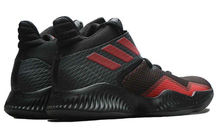 Баскетбольные кроссовки adidas Explosive Bounce 2018 (черно-красные) — фото 3