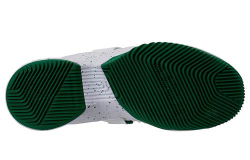 Мужские кроссовки Nike Zoom Soldier 12 (бело-зеленый) — Белый / зелёный — фото 4