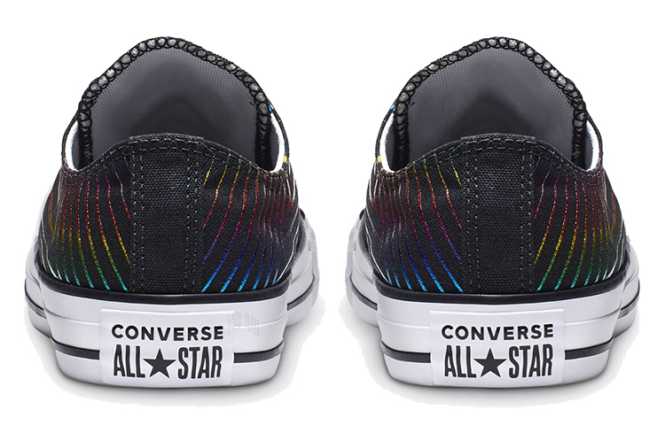 Женские кеды Converse Chuck Taylor All Star Exploding Star Low Top (черные) — Чёрный — фото 4