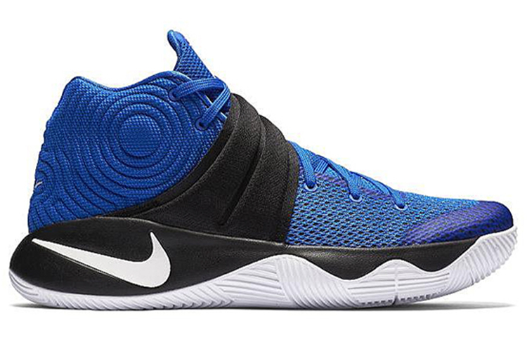 Мужские кроссовки Nike Kyrie 2 "Brotherhood" (сине-черные) — 钴蓝色/金属银/黑 — фото 2