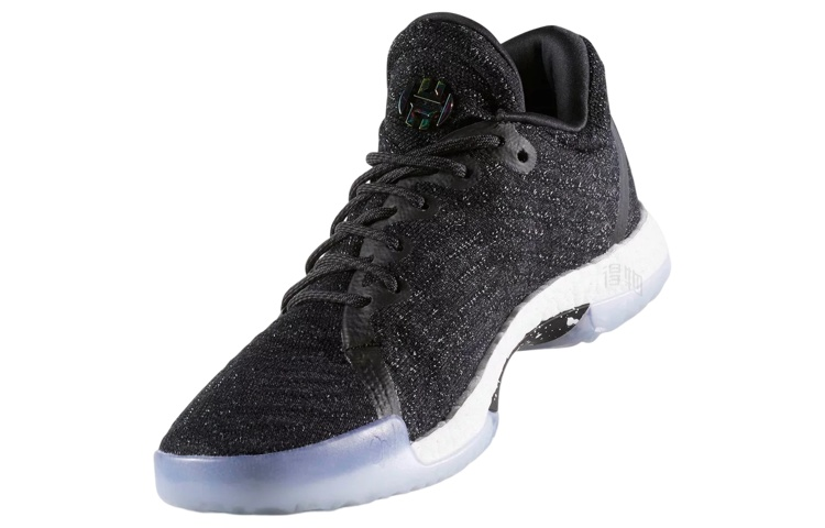 Мужские кроссовки adidas Harden LS (черный / белый) — Чёрный / белый — фото 3