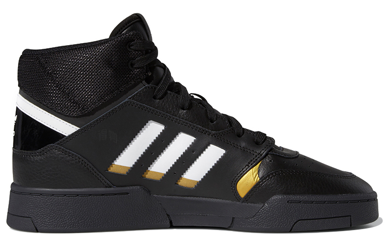 Кеды adidas originals Drop Step (черно-желто-белые) — фото 2