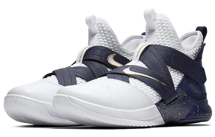 Мужские кроссовки Nike Zoom Soldier 12 (синие) — фото 3
