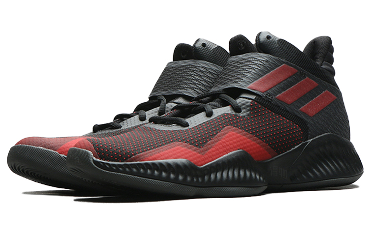 Баскетбольные кроссовки adidas Explosive Bounce 2018 (черно-красные) — фото 2