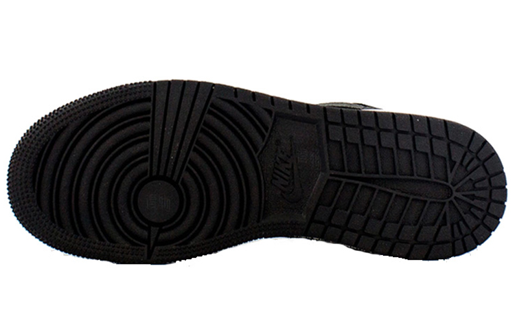 Женские кроссовки Jordan Air Jordan 1 Mid (серыйчерный) — Серыйчёрный — фото 5