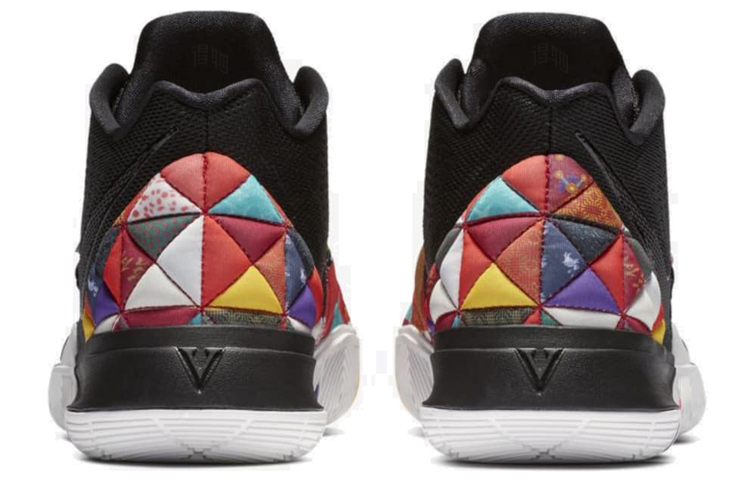 Мужские кроссовки Nike Kyrie 5 (черно-разноцветный) — фото 4