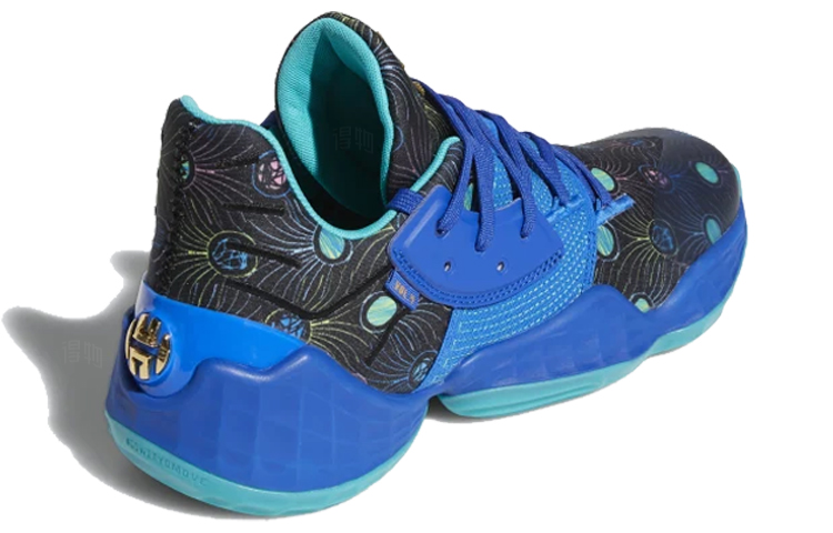 Мужские кроссовки adidas Harden Vol. 4 (синие) — фото 4