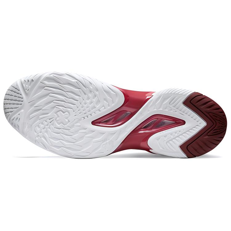 Мужские кроссовки ASICS Gel-Burst 24 TPU (бело-красные) — Белый / красный — фото 5